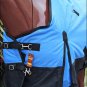 80" HILASON 600D WINTER WATERPROOF POLY TURNOUT HORSE BLANKET BLUE BLACK