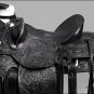 WD092BK-F HILASON BIG KING WESTERN LEATHER WADE RANCH ROPING TRAIL SADDLE 15"