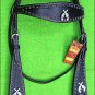 HILASON WESTERN LEATHER HORSE BRIDLE HEADSTALL BLACK BLING CROSS GUN CONCHO