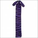 PURPLE ZEBRA TOUGH-1 WESTERN HORSE TACK GROOMING PRINTED LYCRA TAIL BAG