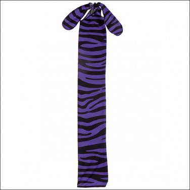 PURPLE ZEBRA TOUGH-1 WESTERN HORSE TACK GROOMING PRINTED LYCRA TAIL BAG