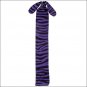 PURPLE ZEBRA TOUGH-1 WESTERN HORSE TACK GROOMING PRINTED LYCRA TAIL BAG
