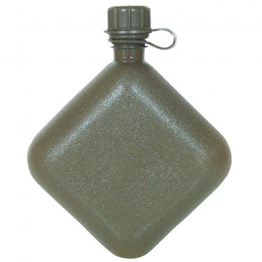 FOX OUTDOOR 2QT COLLAPSIBLE BLADDER CANTEEN WATER BOTTLE OLIVE DRAB