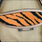 HILASON WESTERN LEATHER HORSE HEADSTALL BREAST COLLAR TAN CHEETAH TIGER INLAY
