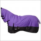 75 in PURPLE TOUGH-1 600D WATERPROOF POLY FULL NECK TURNOUT WINTER HORSE BLANKET