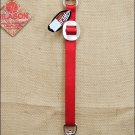 WEAVER RED NYLON TACK HORSE TRAILER TIE NICKEL PLATED HARDWARE