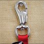 WEAVER RED NYLON TACK HORSE TRAILER TIE NICKEL PLATED HARDWARE