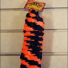 HILASON WESTERN TACK HORSE POLY PROPYLENE SOFT ROPE LEAD ORANGE BLACK
