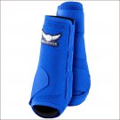 MEDIUM CACTUS ROPES RELENTLESS ALL AROUND HORSE LEG SPORT BOOT 4 PACK ROYAL BLUE