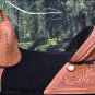 TW101M-F HILASON TREELESS WESTERN TRAIL BARREL RACING LEATHER HORSE SADDLE 17"