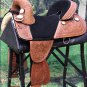 TW101M-F HILASON TREELESS WESTERN TRAIL BARREL RACING LEATHER HORSE SADDLE 17"