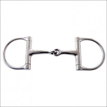 5.5 inch KORSTEEL REGULAR DEE SNAFFLE HORSE BIT BY WEATHERBEETA