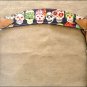 T66 WESTERN LEATHER HORSE HEADSTALL BRIDLE BREAST COLLAR SET FUN PRINT