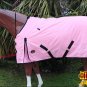 76" HILASON 600D WINTER WATERPROOF POLY TURNOUT HORSE BLANKET PINK