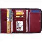 AW36282 AMERICAN WEST LADIES LEATHER TRIFOLD WALLET HANDBAG PURSE CHARCOAL BROWN