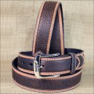 WESTERN ARIAT MEN DEISEL BROWN ROWDY LEATHER BELT 32-46 inches