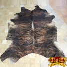 HS1168-F HILASON HAIR ON LEATHER PURE BRAZILIAN COWHIDE SKIN RUG CARPET NATURAL
