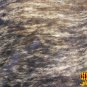 HS1177-F HILASON HAIR ON LEATHER PURE BRAZILIAN COWHIDE SKIN RUG CARPET NATURAL
