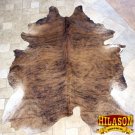 HS1180-F HILASON HAIR ON LEATHER PURE BRAZILIAN COWHIDE SKIN RUG CARPET NATURAL