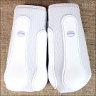 MEDIUM WHITE CLASSIC EQUINE WESTERN HORSE TACK PRO TECH FRONT BOOTS