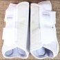MEDIUM WHITE CLASSIC EQUINE WESTERN HORSE TACK PRO TECH FRONT BOOTS
