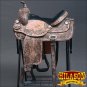DF202RO 16" HILASON WIDE GULLET DRAFT WESTERN TRAIL ENDURANCE HORSE SADDLE