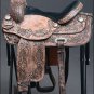 DF202RO 16" HILASON WIDE GULLET DRAFT WESTERN TRAIL ENDURANCE HORSE SADDLE