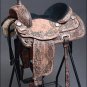 DF202RO 16" HILASON WIDE GULLET DRAFT WESTERN TRAIL ENDURANCE HORSE SADDLE