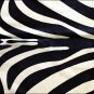HS1121F HILASON HAIR ON LEATHER BRAZILIAN COWHIDE SKIN RUG CARPET ZEBRRA STENCIL