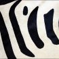 HS1117F HILASON HAIR ON LEATHER BRAZILIAN COWHIDE SKIN RUG CARPET ZEBRRA STENCIL