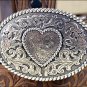20 inch JUSTIN BROWN LEATHER GIRL'S TROPHY WESTERN BELT WITH OVAL BUCKLE