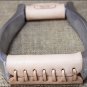 HILASON ENGRAVED ALUMINUM VISALIA STIRRUPS 2 INCH WIDE LEATHER WRAPPED TREAD