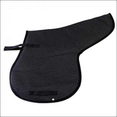 HILASON WESTERN TACK HORSE ENGLISH SADDLE PAD BLACK