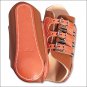 SMALL CLASSIC EQUINE LEATHER LIGHTWEIGHT HORSE LEG SPLINT BOOT W/ TENDON PAD