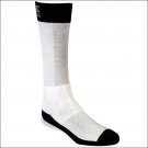 LARGE NOBLE OUTFITTERS XTREMESOFT ANKLE PADDING BOOT SOCK CREW WHITE