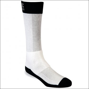 LARGE NOBLE OUTFITTERS XTREMESOFT ANKLE PADDING BOOT SOCK CREW WHITE