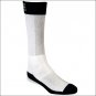 LARGE NOBLE OUTFITTERS XTREMESOFT ANKLE PADDING BOOT SOCK CREW WHITE