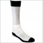 LARGE NOBLE OUTFITTERS XTREMESOFT ANKLE PADDING BOOT SOCK CREW WHITE