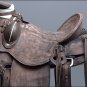 WD085DBRO-F HILASON BIG KING WESTERN WADE RANCH ROPING COWBOY TRAIL SADDLE 15"