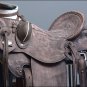 WD085DBRO-F HILASON BIG KING WESTERN WADE RANCH ROPING COWBOY TRAIL SADDLE 15"