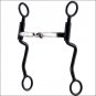 HILASON BLACK STEEL HORSE BIT SNAFFLE MOUTH WESTERN TACK