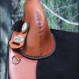 HILASON WESTERN LEATHER TREELESS TRAIL PLEASURE HORSE SADDLE