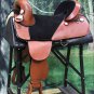 HILASON WESTERN LEATHER TREELESS TRAIL PLEASURE HORSE SADDLE