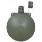 FOX OUTDOOR GI PLASTIC ROUND 2 QT. CANTEEN WATER BOTTLE OLIVE DRAB
