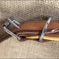 GH200-F HILASON TAN PADDED GENUINE LEATHER SMALL GUIDE DOG HARNESS WITH HANDLE