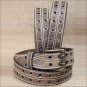 36" CHIPPEWA WESTERN DARK BROWN LEATHER REDWOOD RANCH BELT