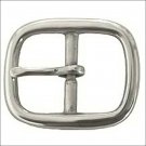 HILASON NICKEL PLATED 3/4 INCH MI CENTER BAR BUCKLE BELTS HEADSTALL TACK