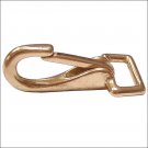 3/4" X 2-1/2" HILASON SOLID BRASS DIE CAST SPRING HORSE WESTERN TACK SNAP