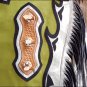 CH218V1-F HILASON BULL RIDING DARK LIME GREEN SMOOTH LEATHER RODEO WESTERN CHAPS