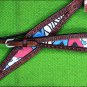HILASON WESTERN LEATHER HORSE HEADSTALL BREAST COLLAR MAHOGANY BLUE PINK